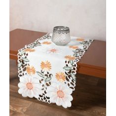 Σατέν κοφτή τραβέρσα (40cmcm x 170cm) 291 πορτοκαλί 6978000004815 SilkFashion |  Τραπεζομάντηλα στο espiti