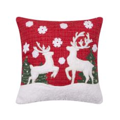 Χριστουγεννιάτικη μαξιλαροθήκη HP52157M (45cm x 45cm) κόκκινη 5206978118715 SilkFashion |  Χριστουγεννιάτικα Μαξιλάρια στο espiti