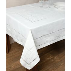 Τραπεζομάντηλο 601 (175cm x 265cm) λευκό 6978000004902 SilkFashion |  Τραπεζομάντηλα στο espiti