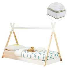 ΚΡΕΒΑΤΙ ΠΑΙΔΙΚΟ ΜΕ ΣΤΡΩΜΑ MUNK HM21308 ΞΥΛΟ ΠΕΥΚΟΥ ΦΥΣΙΚΟ-ΛΕΥΚΟ--ΣΤΡΩΜΑ 90x190εκ |  Κρεβάτια στο espiti