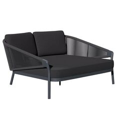 DAYBED ΣΕΙΡΑ XANTION ΗM6474.01 ΣΚΟΥΡΟ ΓΚΡΙ ΑΛΟΥΜΙΝΙΟ-ΣΧΟΙΝΙ-OLEFIN 157x147x88Υεκ |  Ξαπλώστρες - Καρέκλες Παραλίας στο espiti
