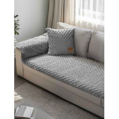 Μεμονωμένο γούνινo κάλύμμα MAISONY GREY Μεμονωμένο γούνινο κάλυμμα για καναπέ γωνία  300 x 90 εκ. MADI |  Καλύμματα Σαλονιού(ελαστικά-καπιτονέ) στο espiti