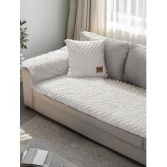 Μεμονωμένο γούνινo κάλύμμα MAISONY WHITE Μεμονωμένο γούνινο κάλυμμα για τριθέσιο καναπέ  180 x 90 εκ. MADI |  Καλύμματα Σαλονιού(ελαστικά-καπιτονέ) στο espiti