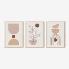 Πίνακας Stijo pakoworld τρίπτυχος με ψηφιακή εκτύπωση και πλαίσιο 33x1.5x48εκ |  Πίνακες στο espiti