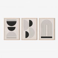 Πίνακας Nuvia pakoworld τρίπτυχος με ψηφιακή εκτύπωση και πλαίσιο 33x1.5x48εκ |  Πίνακες στο espiti