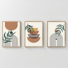 Πίνακας Mylen pakoworld τρίπτυχος με ψηφιακή εκτύπωση και πλαίσιο 33x1.5x48εκ |  Πίνακες στο espiti