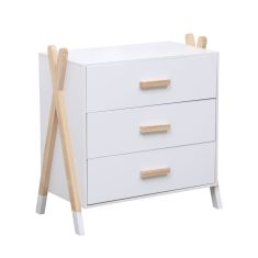 ΣΥΡΤΑΡΙΕΡΑ ΠΑΙΔΙΚH PASCHAL HM2493.03 ΜΕΛΑΜΙΝΗ-ΞΥΛΟ ΠΕΥΚΟΥ 76x40x80.5Υεκ |  Συρταριέρες -Κονσόλες στο espiti