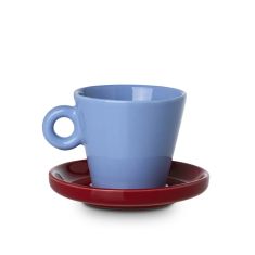 ESTIA ΦΛYΤΖΑΝΙ ESPRESSO ECHO NEW BONE 100ml ΜΠΛΕ ΜΕ ΚΟΚΚΙΝΟ ΠΙΑΤΑΚΙ - 07-35471 Estia |  Κούπες-Φλυτζάνια στο espiti