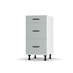 Modest Κάτω Ντουλάπι Συρταριέρα Γκρι  40x48x82 εκ AlphaB2B |  Ντουλάπια στο espiti