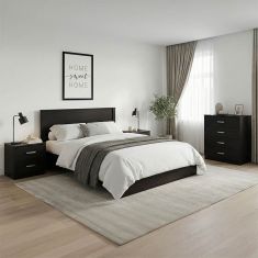 Σετ Κρεβατοκάμαρας Athos Wenge με Κρεβάτι 140x200εκ Σετ 4τεμ |  Σέτ Κρεβατοκάμαρας στο espiti