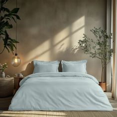 Beauty Home Σετ σεντόνια υπέρδιπλα με λάστιχο Art 1700 Harmony 170x200+30 Γαλάζιο       |  Μονόχρωμα Υπέρδιπλα στο espiti
