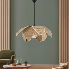 Φωτιστικό οροφής Magnolia Megapap E27 ύφασμα PVC μονόφωτο χρώμα μπεζ Ø40x55εκ. |  Οροφής στο espiti