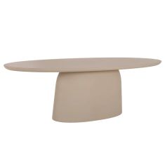 ΤΡΑΠΕΖΙ ΤΡΑΠΕΖΑΡΙΑΣ ΟΒΑΛ BRECCAN HM6576.02 ΜΠΕΖ FIBER CEMENT 200x100x75Υεκ. |  Τραπέζια κήπου στο espiti