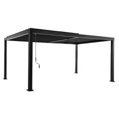 ΠΕΡΓΚΟΛΑ-ΚΙΟΣΚΙ ΜΕ ΚΙΝΟΥΜΕΝΕΣ ΠΕΡΣΙΔΕΣ FRANIO HM6610.01 ΑΛΟΥΜΙΝΙΟ ΜΑΥΡΟ 300x400x240Υεκ |  Κιόσκια στο espiti