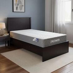 Κρεβάτι με στρώμα Athos-Dreamer pakoworld wenge 90x190εκ |  Κρεβάτια στο espiti