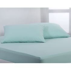 Βαμβακερό σετ μαξιλαροθήκες essentials (52cm x 72cm ) misty jade 5206978123580 SilkFashion |  Μαξιλαροθήκες Απλές στο espiti