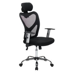 ΚΑΡΕΚΛΑ ΓΡΑΦΕΙΟΥ CUORE HM1207.01 ΜΑΥΡΟΣ ΣΚΕΛΕΤΟΣ-ΜΑΥΡΟ MESH 63x61x125Υεκ |  Καρέκλες γραφείου στο espiti