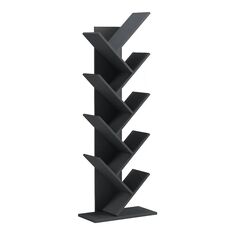 Βιβλιοθήκη Fyllo pakoworld ανθρακί 50x25x141.5εκ |  Βιβλιοθήκες στο espiti