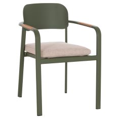 ΠΟΛΥΘΡΟΝΑ ΤΡΑΠΕΖΑΡΙΑΣ ELARA HM6414.06 ΠΡΑΣΙΝΟ ΑΛΟΥΜΙΝΙΟ-ΜΠΕΖ OLEFIN--TEAK 56x62x78Υεκ |  Πολυθρόνες κήπου στο espiti