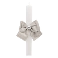 Beauty Home ΛΑΜΠΑΔΑ ΛΕΥΚΗ 33cm ΦΙΟΓΚΟΣ ΓΚΡΙ ΑΣΗΜΙ LUREX       |  Διακοσμητκά στο espiti