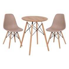 ΣΕΤ ΤΡΑΠΕΖΑΡΙΑΣ 3ΤΜΧ TWIST HM21370 ΣΤΡΟΓΓΥΛΟ ΤΡΑΠΕΖΙ Φ60 & 2 ΚΑΡΕΚΛΕΣ ΣΕ ΚΑΠΟΥΤΣΙΝΟ |  Σετ τραπεζαρίες στο espiti