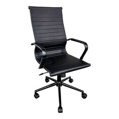 Καρέκλα γραφείου διευθυντή Valter pakoworld pu μαύρο 55.5x58x108εκ |  Καρέκλες γραφείου διευθυντή SUPREME QUALITY στο espiti