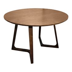 Τραπέζι Sedria pakoworld mdf καρυδί Φ120x75εκ |  Τραπέζια στο espiti