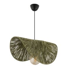 Φωτιστικό οροφής Taco Megapap E27 γιούτα μονόφωτο χρώμα πράσινο 51x36x55εκ. |  Οροφής στο espiti