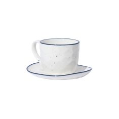 ESTIA ΦΛΥΤΖΑΝΙ ΚΑΦΕ PEBBLES ΠΟΡΣΕΛΑΝΗ 120ml ΜΕ ΠΙΑΤΑΚΙ - 07-37086 Estia |  Κούπες-Φλυτζάνια στο espiti