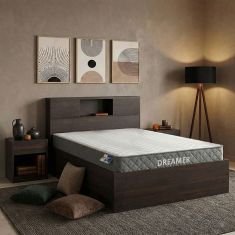 Κρεβάτι με στρώμα Olympus-Dreamer pakoworld wenge 120x200εκ |  Κρεβάτια στο espiti