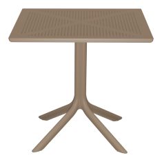 Τραπέζι Groovy pakoworld διατρητο pp cappuccino 80x80x74εκ |  Τραπέζια κήπου στο espiti