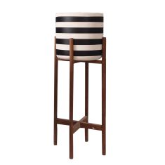 ΓΛΑΣΤΡΑ-ΚΑΣΠΟ ΕΣΩΤ.ΧΩΡΟΥ RENTIL HM4683L FIBER CEMENT ΛΕΥΚΟ/ΜΑΥΡΟ--ΒΑΣΗ TEAK Φ25x65Υεκ |  Λουλούδια στο espiti