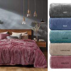 ΚΟΥΒΕΡΤΑ ΥΠΕΡΔΙΠΛΗ 220X240 ADAM HOME 700   - Cappuccino |  Κουβέρτες Βελουτέ Υπέρδιπλες στο espiti