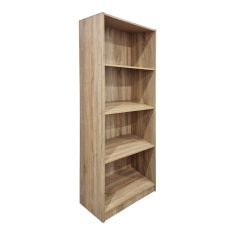 Βιβλιοθήκη Kendy pakoworld sonoma 60x30x167εκ |  Βιβλιοθήκες στο espiti