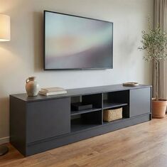 Έπιπλο τηλεόρασης Tivia pakoworld ανθρακί 180x35x41.5εκ |  Έπιπλα τηλεόρασης στο espiti