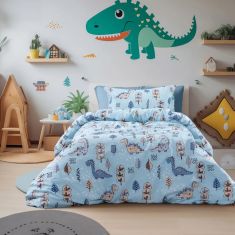 Beauty Home Σετ πάπλωμα μονό Candy Art 6325 160x230 Σιέλ       |  Παπλώματα Παιδικά στο espiti