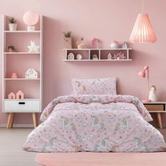 Beauty Home Σετ πάπλωμα μονό Candy Art 6328 160x230 Ροζ       |  Παπλώματα Παιδικά στο espiti