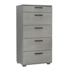Συρταριέρα Helia Megapap χρώμα γκρι σκυροδέματος 60x44x108εκ. |  Συρταριέρες -Κονσόλες στο espiti