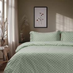 Beauty Home Σετ σεντόνια υπέρδιπλα με λάστιχο Art 10101 Fancy 170x200+30 Μέντα       |  Σεντόνια Υπέρδιπλα / King Size στο espiti