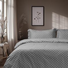 Beauty Home Σετ παπλωματοθήκη υπέρδιπλη Art 10101 Fancy 230×250 Γκρι       |  Παπλωματοθήκες Υπέρδιπλες στο espiti