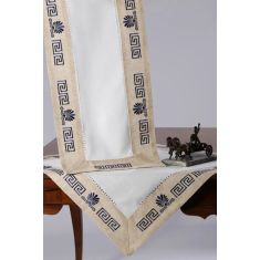 Τραπεζομάντηλο WH19-010 (85cm x 85cm) μπλέ 5206978200380 SilkFashion |  Τραπεζομάντηλα στο espiti