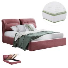 ΚΡΕΒΑΤΙ ΔΙΠΛΟ & ΣΤΡΩΜΑ KENDRA HM10830.02 ΣΑΠΙΟ ΜΗΛΟ ΒΕΛΟΥΔΟ--ΑΠΟΘ.ΧΩΡΟΣ--160x200εκ |  Κρεβάτια στο espiti
