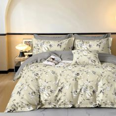 Beauty Home Σετ σεντόνια υπέρδιπλα με λάστιχο Memories Art 12684 165x200+30 Μπεζ       |  Σεντόνια Υπέρδιπλα / King Size στο espiti