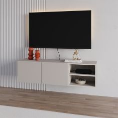 Έπιπλο τηλεόρασης επιτοίχιο Conrad Megapap χρώμα sandstone 140x35x38εκ. |  Έπιπλα τηλεόρασης στο espiti