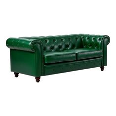 Kαναπές διθέσιος τ. Chesterfield pakoworld pu κυπαρισσί 160x84x67εκ |  Καναπέδες στο espiti