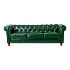 Kαναπές τριθέσιος τ. Chesterfield pakoworld pu κυπαρισσί 203x84x67εκ |  Καναπέδες στο espiti