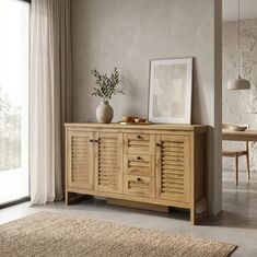 Μπουφές Beles pakoworld sonoma 160x40x93.5εκ |  Μπουφέδες στο espiti