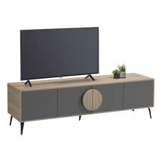 ΕΠΙΠΛΟ ΤΗΛΕΟΡΑΣΗΣ SAVORE HM18370.13 ΜΕΛΑΜΙΝΗ SONAMA-ΓΚΡΙ 180Χ35.5Χ51Υεκ. |  Έπιπλα τηλεόρασης στο espiti