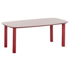 ΤΡΑΠΕΖΙ DOSUN HM6202.05 KOKKINO ΑΛΟΥΜΙΝΙΟ-3D PRINT ΓΥΑΛΙ ΓΚΡΙ-ΚΕΡΑΜΙΚΟ LOOK 220x100x75Υεκ |  Τραπέζια κήπου στο espiti
