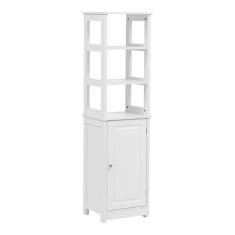 Ντουλάπι-στήλη Larben pakoworld mdf λευκό 40x33x150εκ |  Σετ Μπάνιου στο espiti